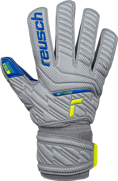 Reusch Attrakt Silver Junior 5272215 6006 yellow grey front